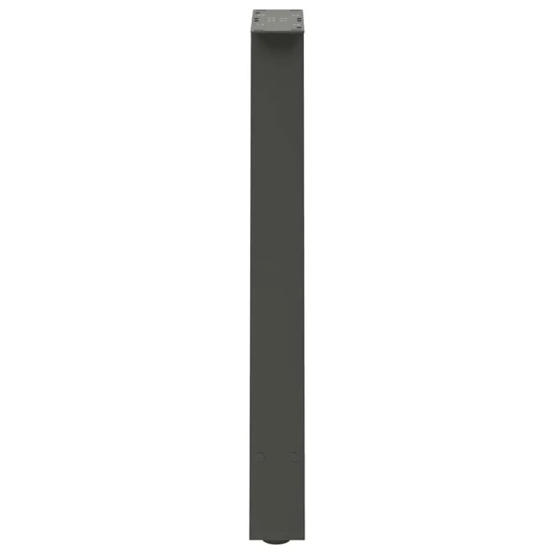 Valgomojo stalo kojos, 2 vnt., antracito spalvos, 60x(72-73) cm, plienas