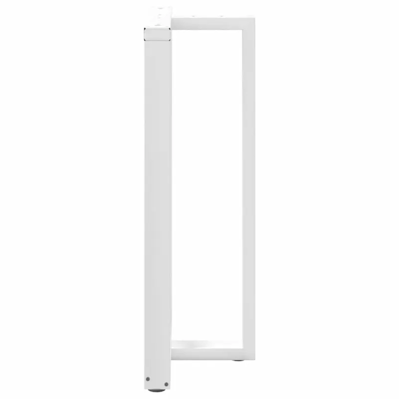 Baro stalo kojos, T formos, 2 vnt., baltos, 60x35x(110-111) cm, plienas