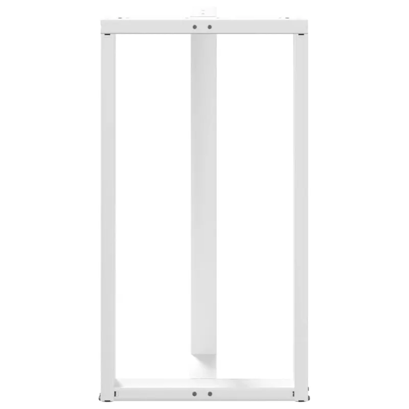 Baro stalo kojos, T formos, 2 vnt., baltos, 60x35x(110-111) cm, plienas