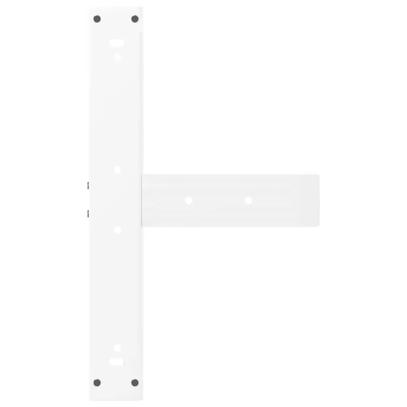 Baro stalo kojos, T formos, 2 vnt., baltos, 60x35x(110-111) cm, plienas