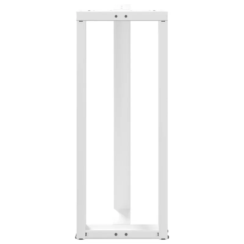 Baro stalo kojos, T formos, 2 vnt., baltos, 50x35x(100-101) cm, plienas