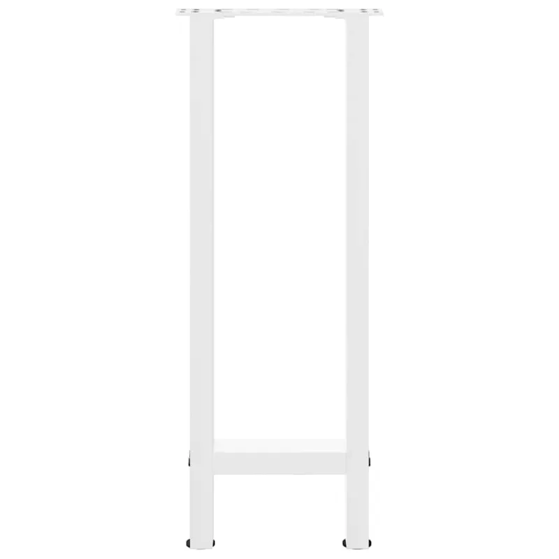 Konsolinio stalo kojos, baltos, 2 vnt., 38x(72-73) cm, plienas