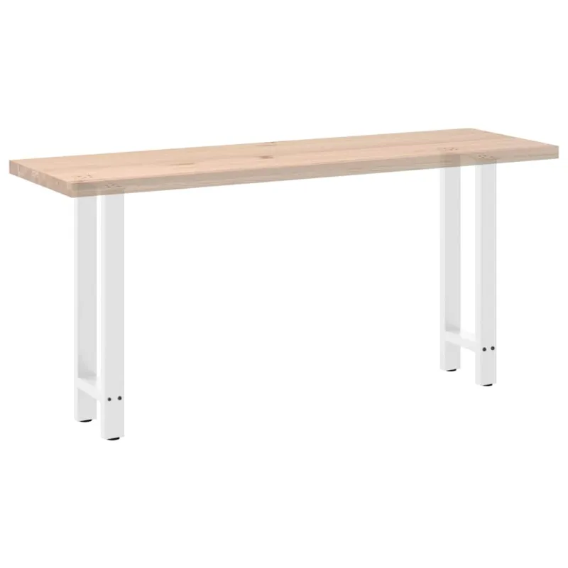 Konsolinio stalo kojos, baltos, 2 vnt., 38x(72-73) cm, plienas