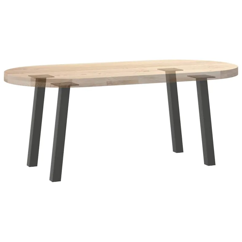 Kavos staliuko kojelės, 4 vnt., antracito spalvos, 30 cm, plienas