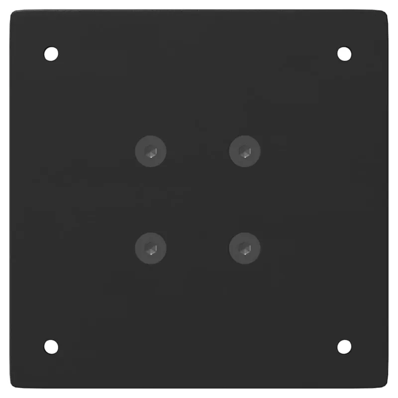 Konsolinio stalo kojos, 4 vnt., juodos, 72 cm, plienas