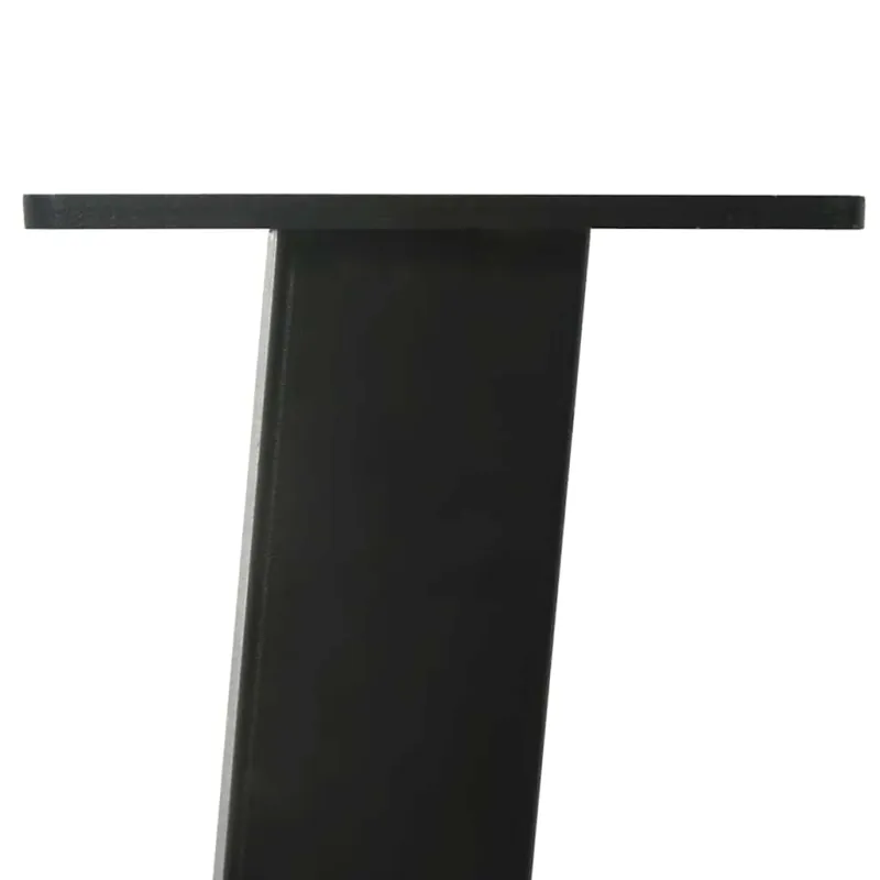 Konsolinio stalo kojos, 4 vnt., juodos, 72 cm, plienas