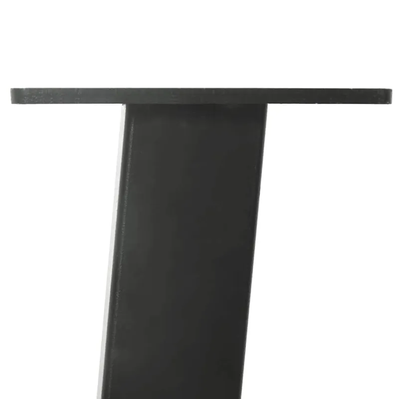 Kavos staliuko kojelės, 4 vnt., antracito spalvos, 42 cm, plienas