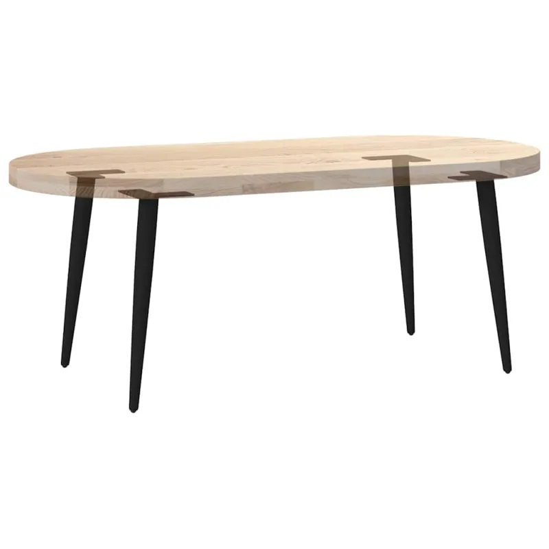 Kavos staliuko kojelės, kūginės, 4 vnt., juodos, 30-31 cm, plienas