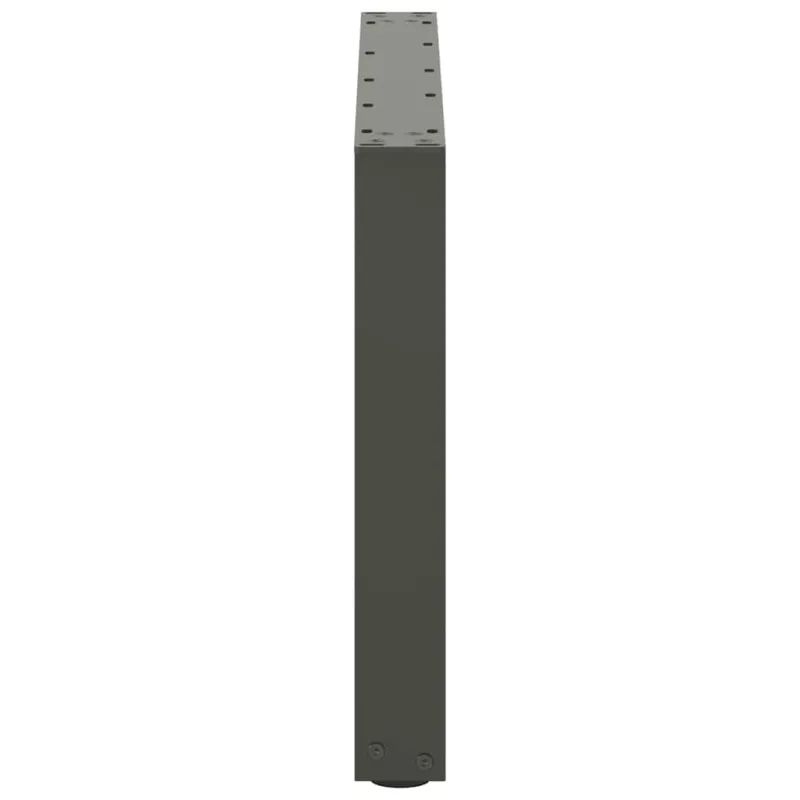 Kavos staliuko kojelės, 2 vnt., antracito spalvos, 70x(42-43) cm, plienas