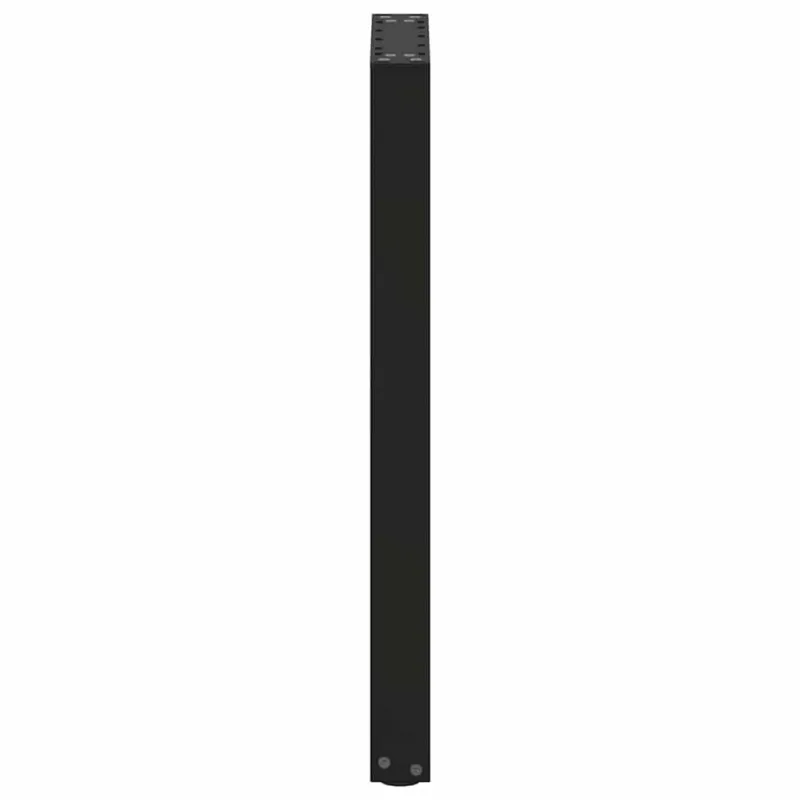 Konsolinio staliuko kojelės, U formos, 2 vnt., juodos, 38x(72-73) cm, plienas