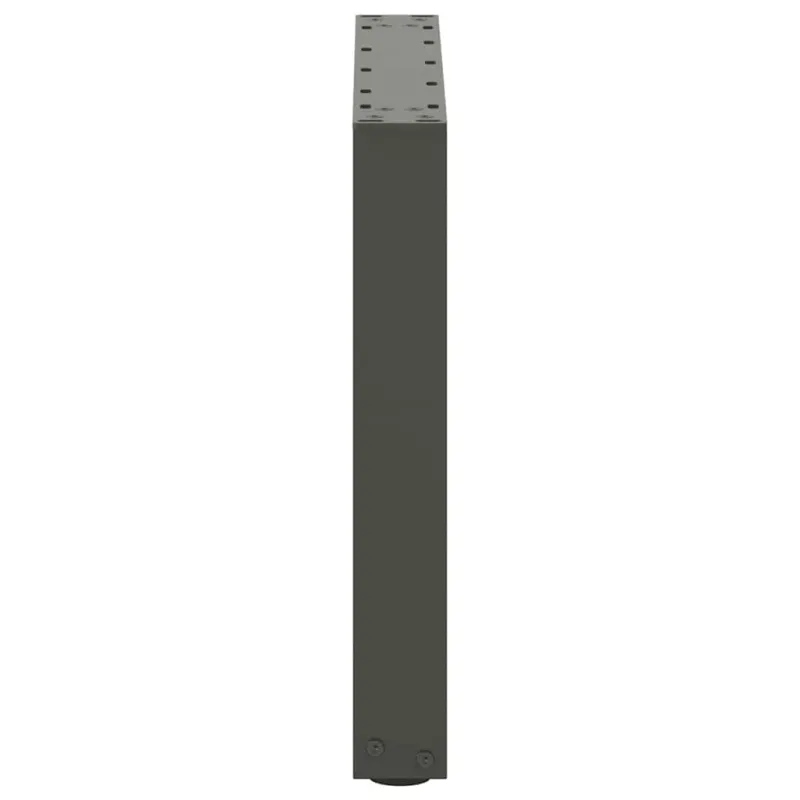 Kavos staliuko kojelės, 2 vnt., antracito spalvos, 50x(42-43) cm, plienas