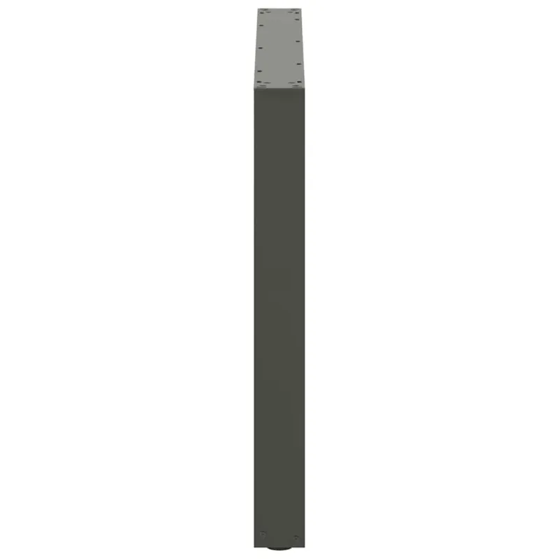 Valgomojo stalo kojos, U formos, 2 vnt., antracito spalvos, 100x(72-73) cm, plienas