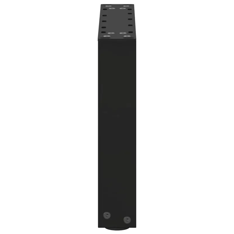 Kavos staliuko kojelės, 2 vnt., juodos, 40x(30-31) cm, plienas, U formos