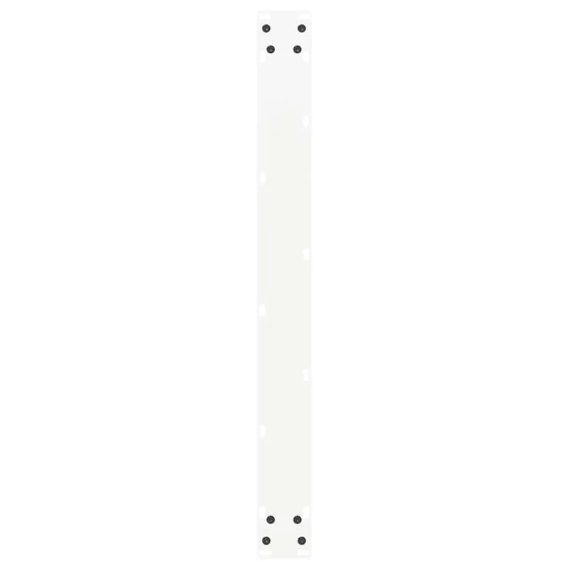 Valgomojo stalo kojelės, 2 vnt., baltos, 90x(72-73) cm, plienas, U formos