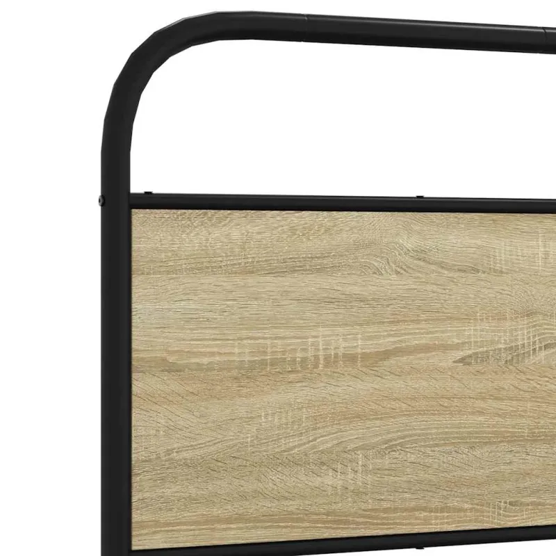 Pakaitinis galvūgalis, ąžuolo spalvos, 75 cm, plienas ir mediena