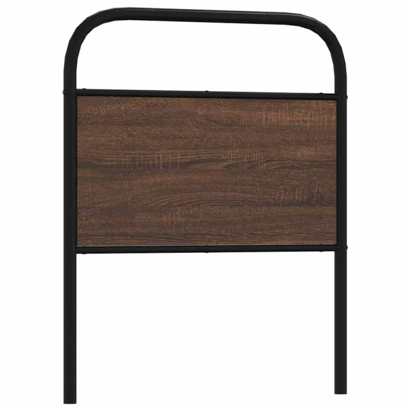 Pakaitinis galvūgalis, ruda ąžuolo, 80cm, apdirbta mediena ir plienas