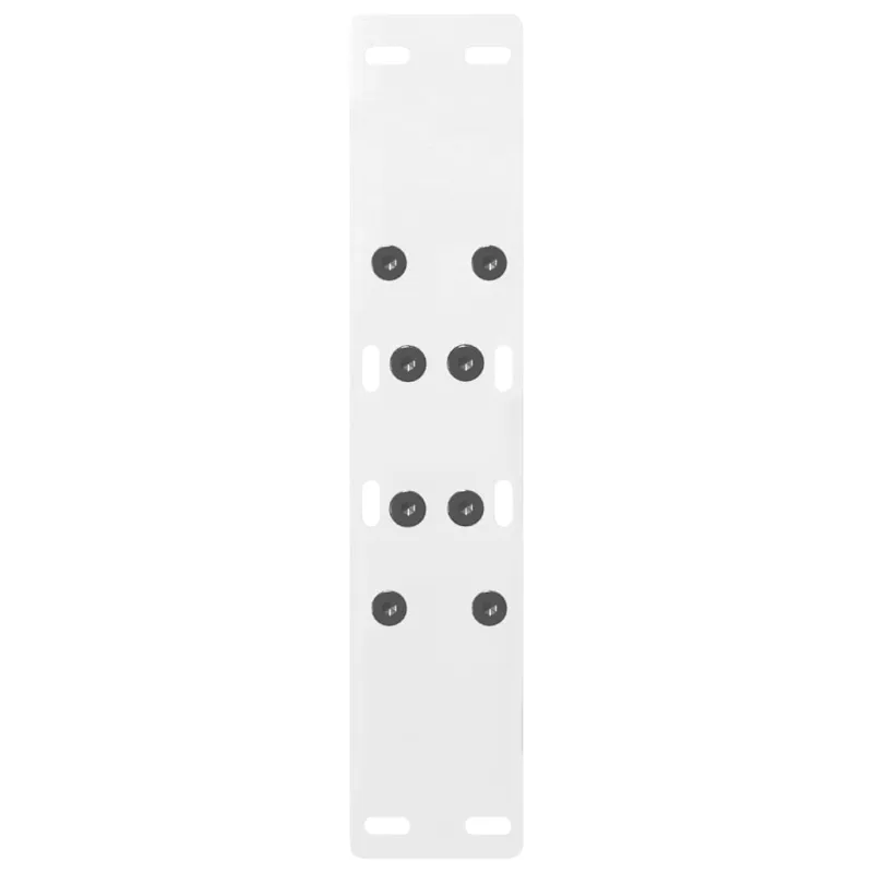 Kavos staliuko kojelės, A formos, 2 vnt., baltos, 50x(42-43) cm, plienas