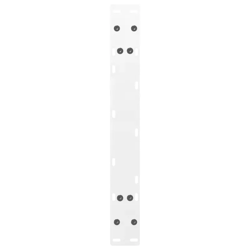 Kavos staliuko kojelės, 2 vnt., baltos, 70x(30-31) cm, plienas, A formos