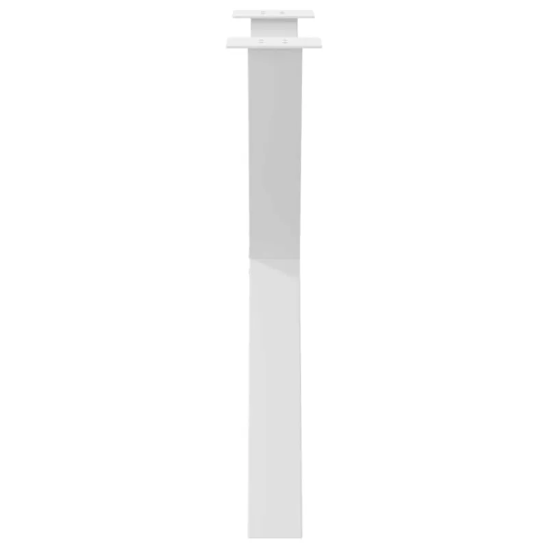 Valgomojo stalo kojos, 2 vnt., baltos, 80x(72-73) cm, plienas, X formos