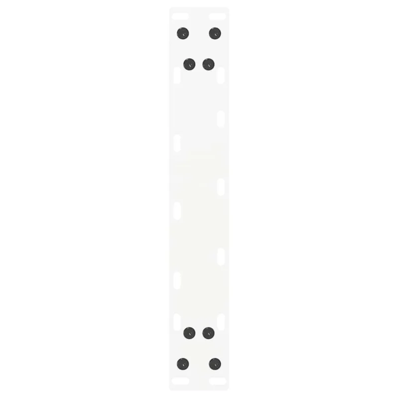 Kavos staliuko kojelės, 2 vnt., baltos, 38x(42-43) cm, plienas, U formos