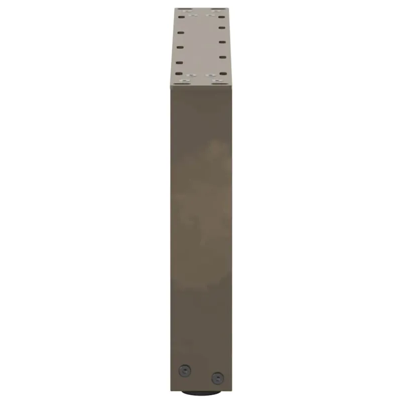 Kavos staliuko kojelės, U formos, 2 vnt., natūralus plienas, 50x(30-31) cm, plienas