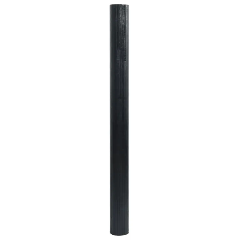 Kambario pertvara, juodos spalvos, plotis 600 cm, aukštis 165 cm, bambukas