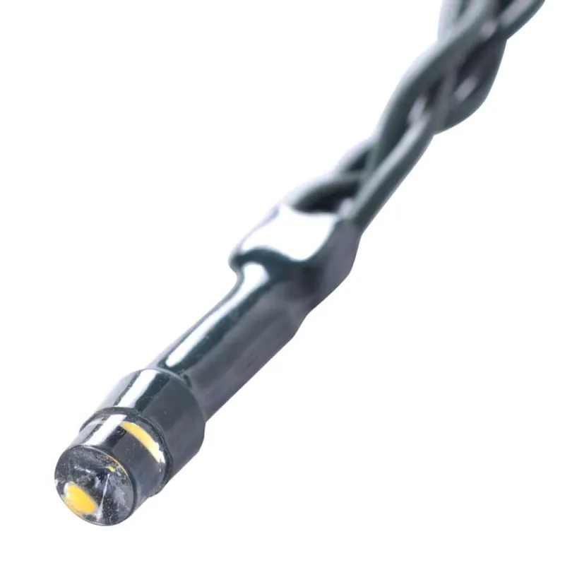 Dirbtiniai buksmedžio krūmai su LED lemputėmis 4vnt. žalia 12cm