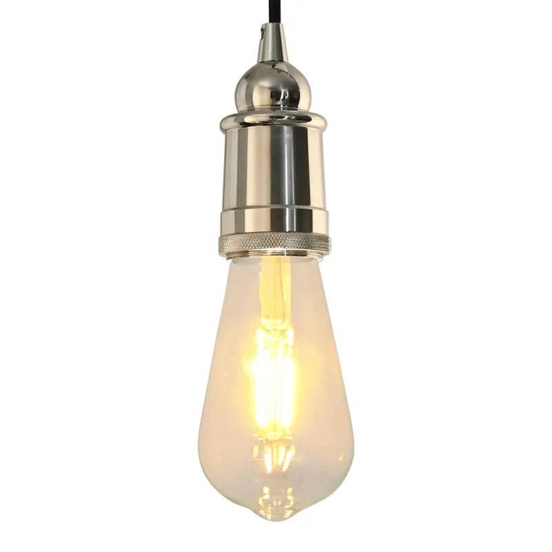 lempų laikikliai 2 vnt Satin Nickel E27