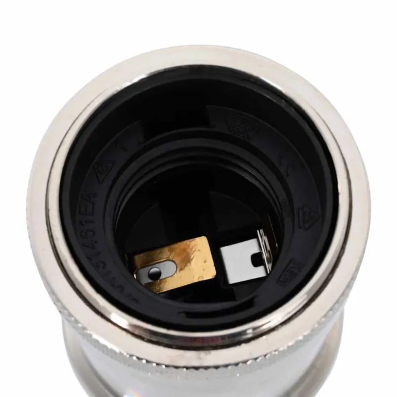lempų laikikliai 2 vnt Satin Nickel E27