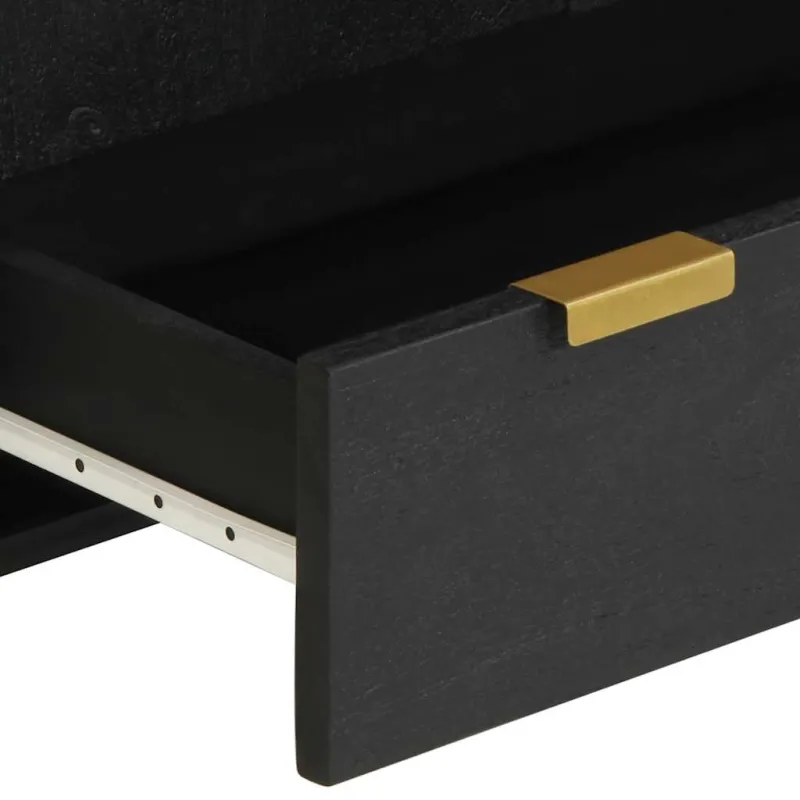 Highboard Black 60x33x100 cm Engineered Wood