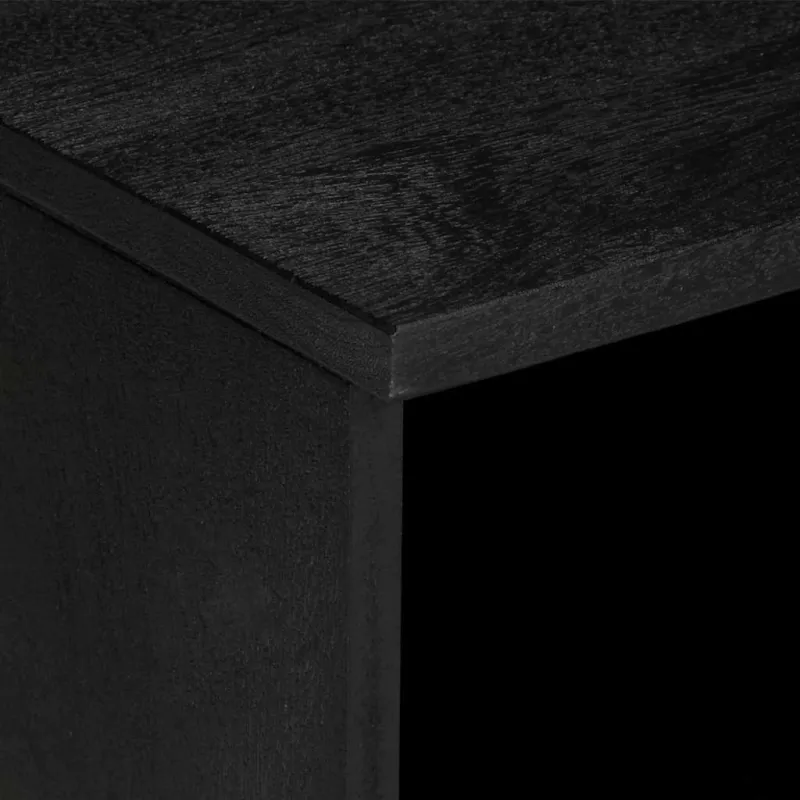 televizoriaus spintelė Juoda 80x33x46 cm Engineered Wood