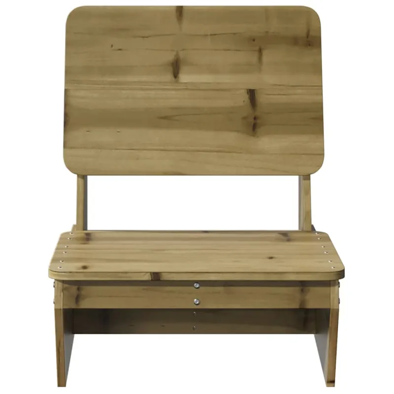 sodo kėdės 2 vnt 60x64x70,5 cm impregnuotos medienos pušis