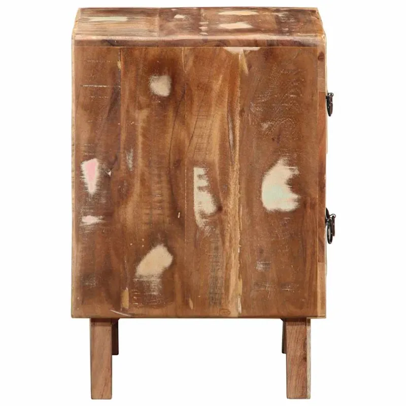 Spintelė prie lovos 40x32x46 cm Regeneruota medžio masyvo