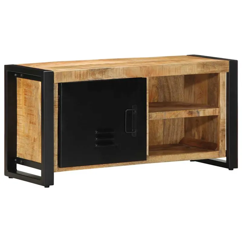 televizoriaus spintelė 80x30x40 cm Masyvus Rough Wood Mango