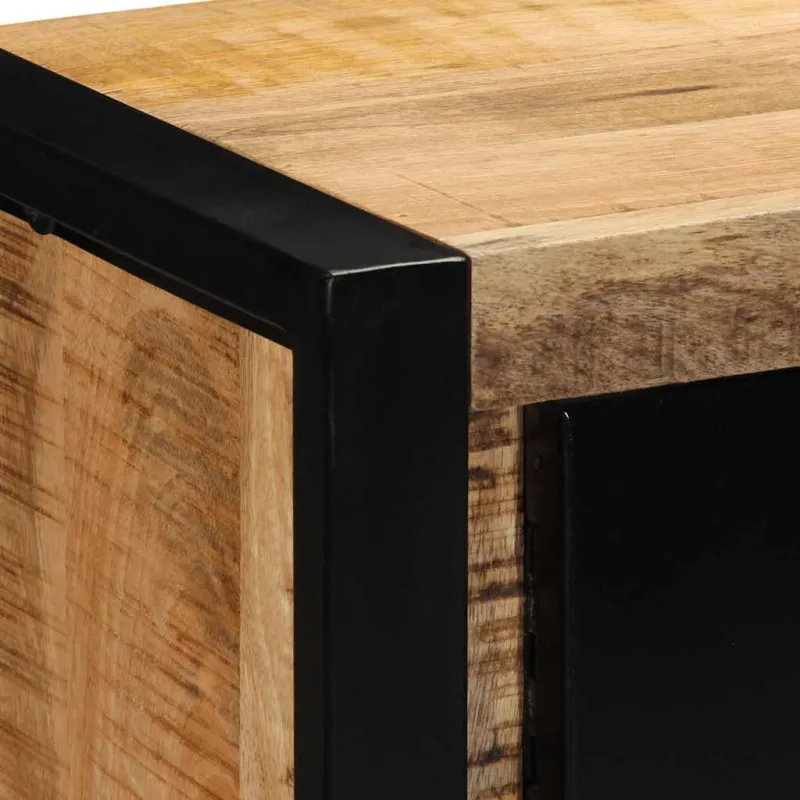 televizoriaus spintelė 80x30x35 cm Masyvus Rough Wood Mango
