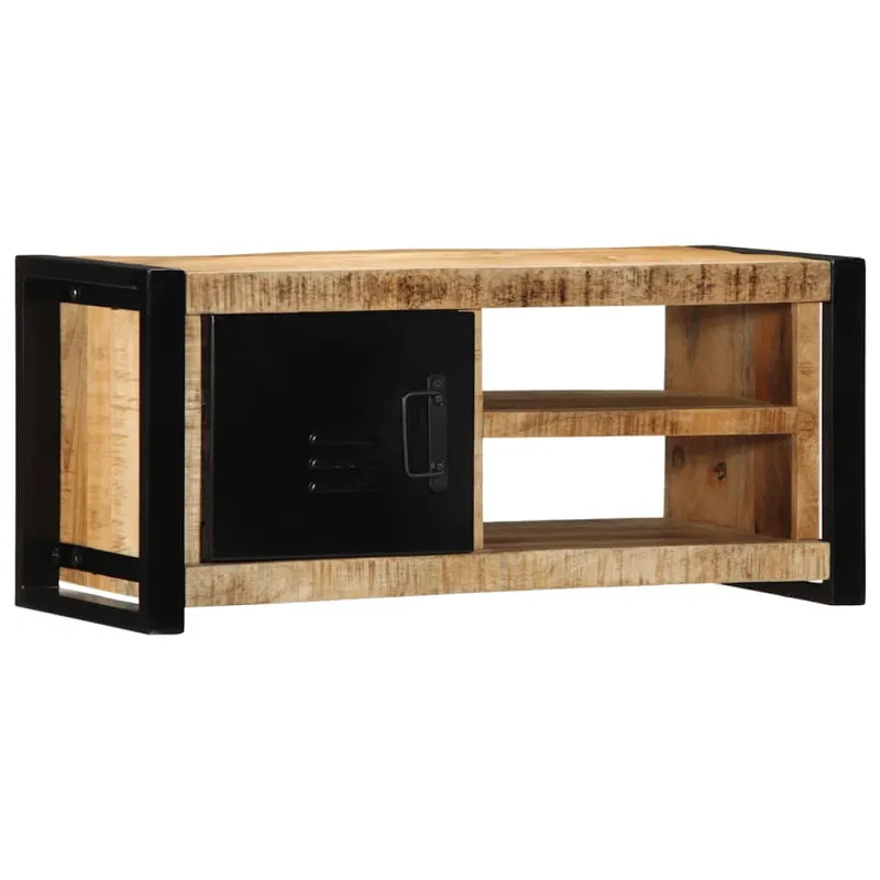 televizoriaus spintelė 80x30x35 cm Masyvus Rough Wood Mango