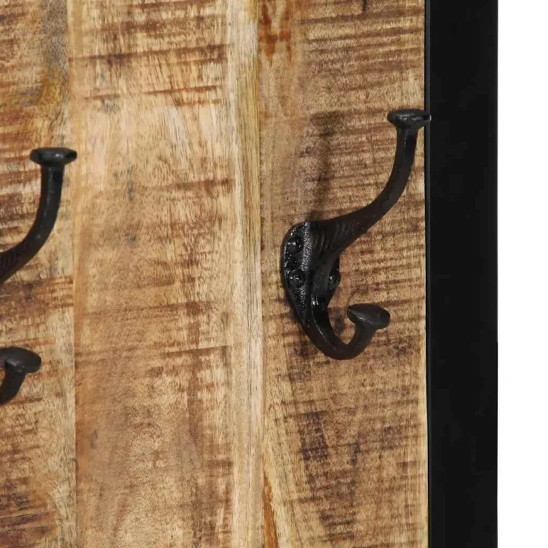 paltų kabykla 40x2x80 cm Tvirtas neapdorotos medienos mangas