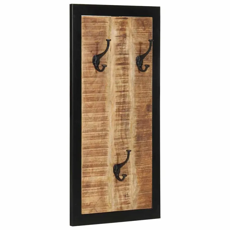 paltų kabykla 40x2x80 cm Tvirtas neapdorotos medienos mangas