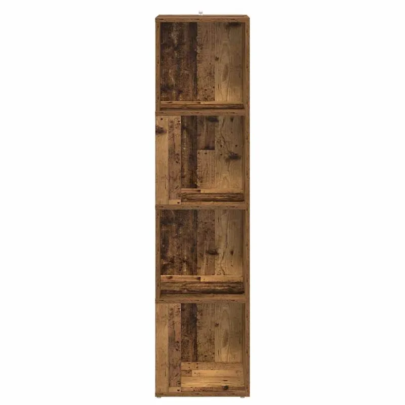 kampinė spintelė Old Wood 33x33x132 cm Engineered Wood