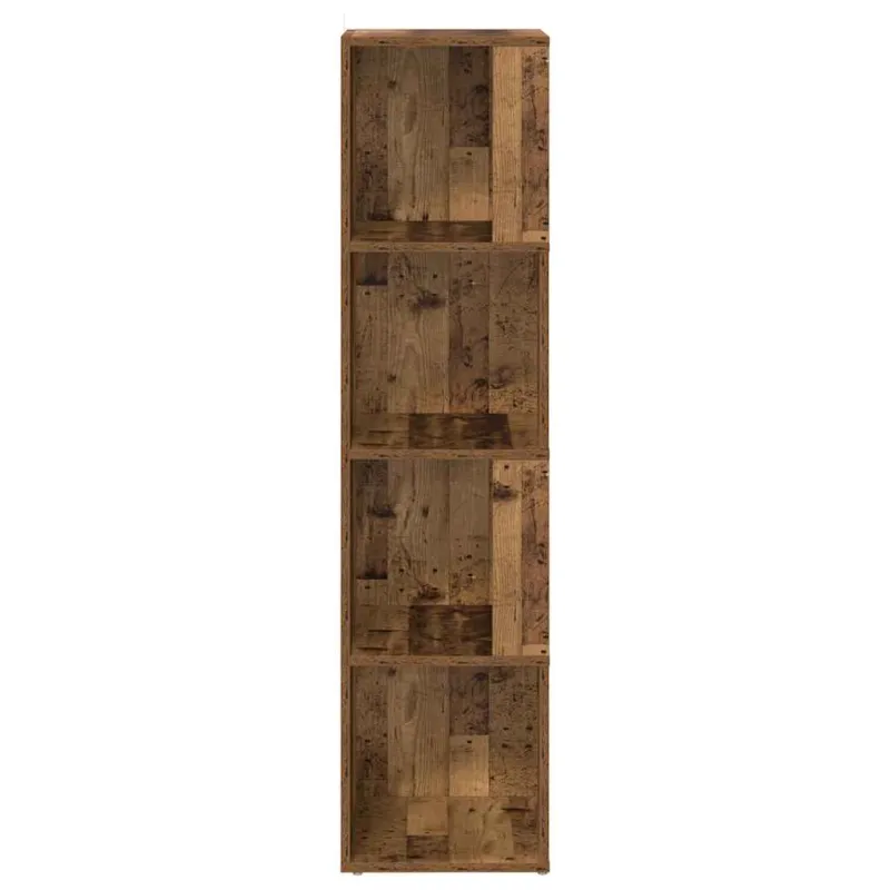 kampinė spintelė Old Wood 33x33x132 cm Engineered Wood