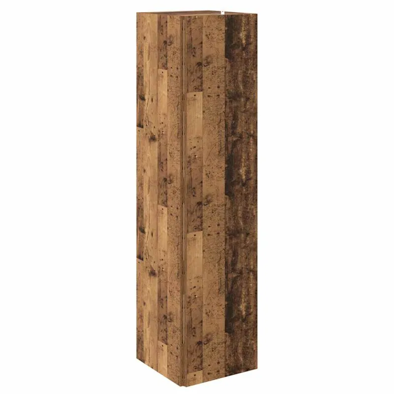 kampinė spintelė Old Wood 33x33x132 cm Engineered Wood