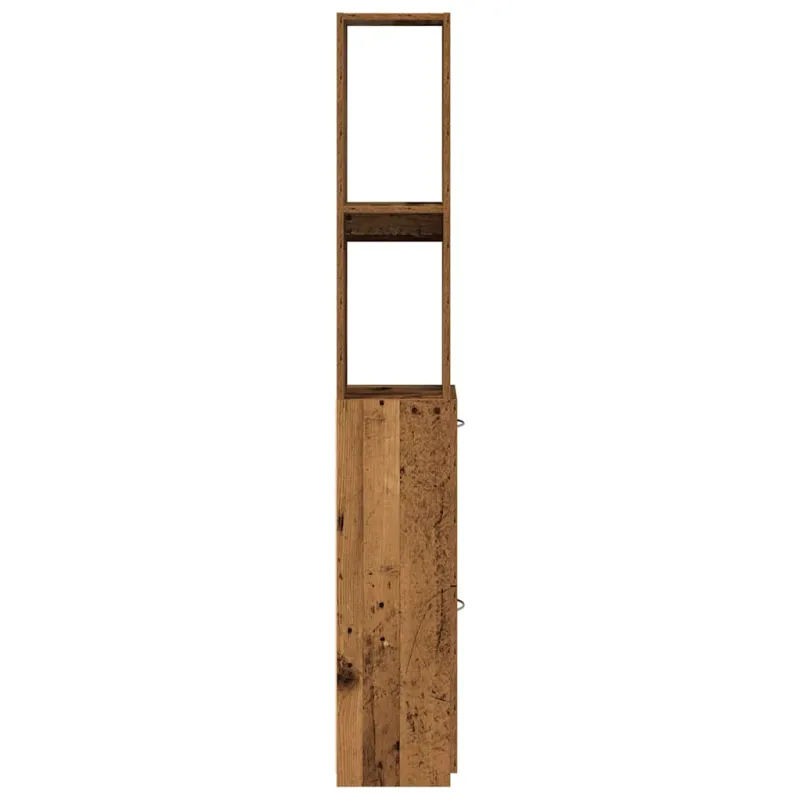 Vonios spintelė Old Wood 25x25x170 cm Engineered Wood