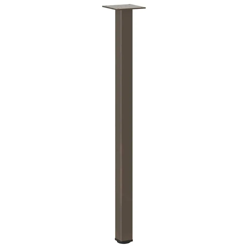 Konsolinio stalo kojos, 4 vnt., natūralus plienas, 72-74 cm, plienas