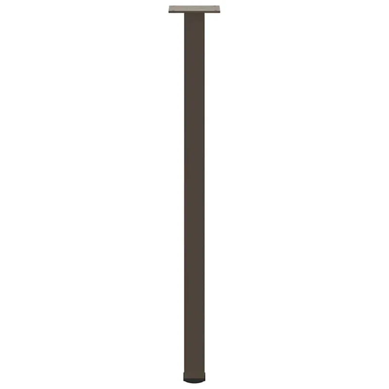 Konsolinio stalo kojos, 4 vnt., natūralus plienas, 72-74 cm, plienas