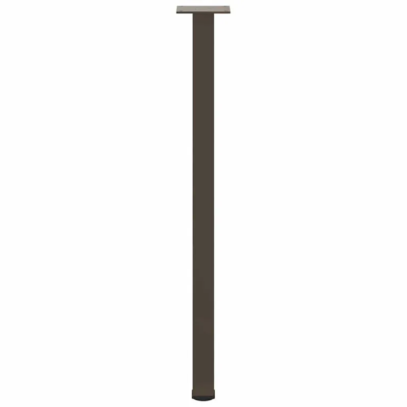Konsolinio stalo kojos, 4 vnt., natūralus plienas, 72-74 cm, plienas