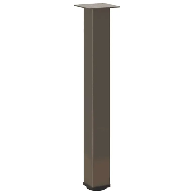 Konsolinio stalo kojos, 4 vnt., natūralus plienas, 72-74 cm, plienas