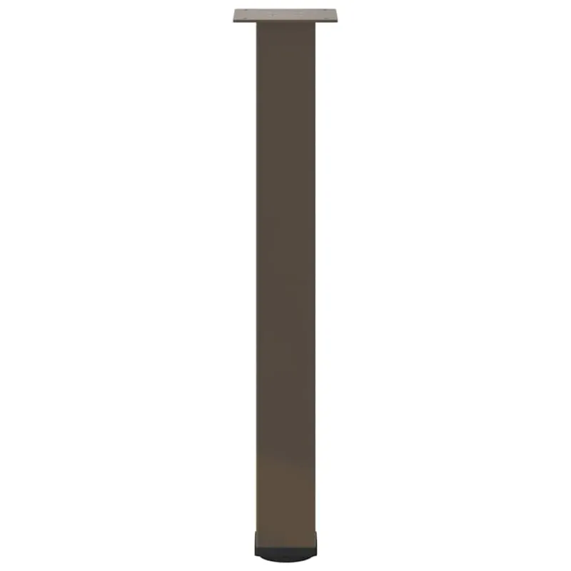 Konsolinio stalo kojos, 4 vnt., natūralus plienas, 72-74 cm, plienas