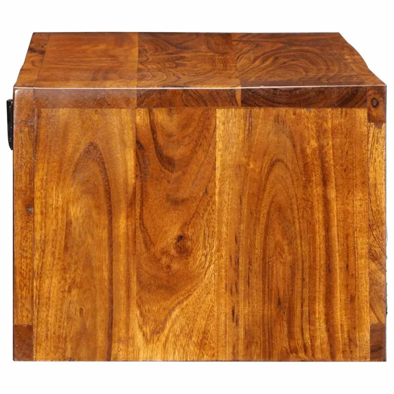 Sieninė TV spintelė Daugiaspalvė 100x30x22 Akacijos masyvo