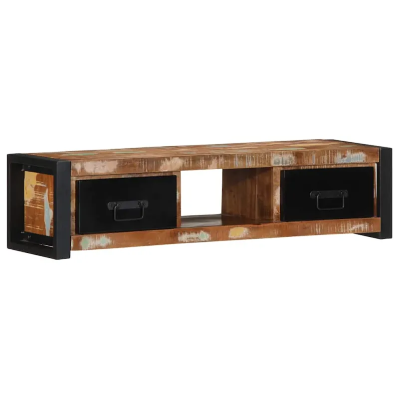 televizoriaus spintelė 100x30x25 cm Regeneruota medžio masyva