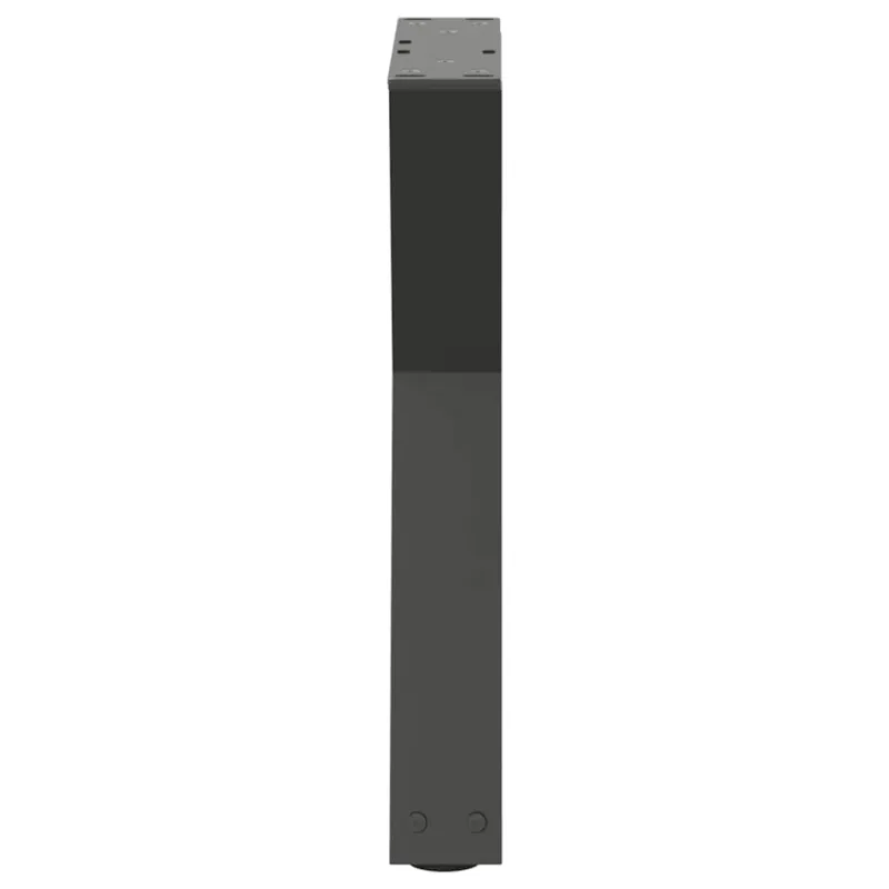 Kavos staliuko kojelės, 2 vnt., antracito spalvos, 28x(42-43,3) cm, plienas